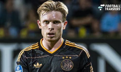 SITTARD - Oliver Edvardsen of AFC Ajax during the Eredivisie match between Fortuna Sittard and AFC Ajax at the Fortuna Sittard Stadium on September 12, 2026 in Sittard, the Netherlands. KEVIN SENDERS ANP Eredivisie 2026 27 xVIxANPxSportx xMarcelxter...