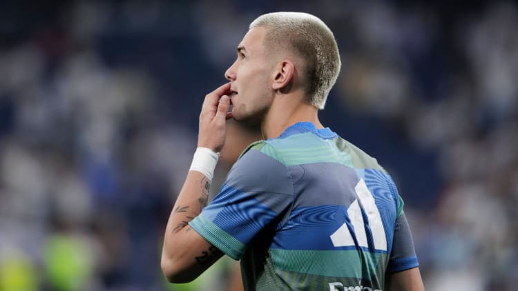 Franco Mastantuono has struggled with injuries in recent weeks.