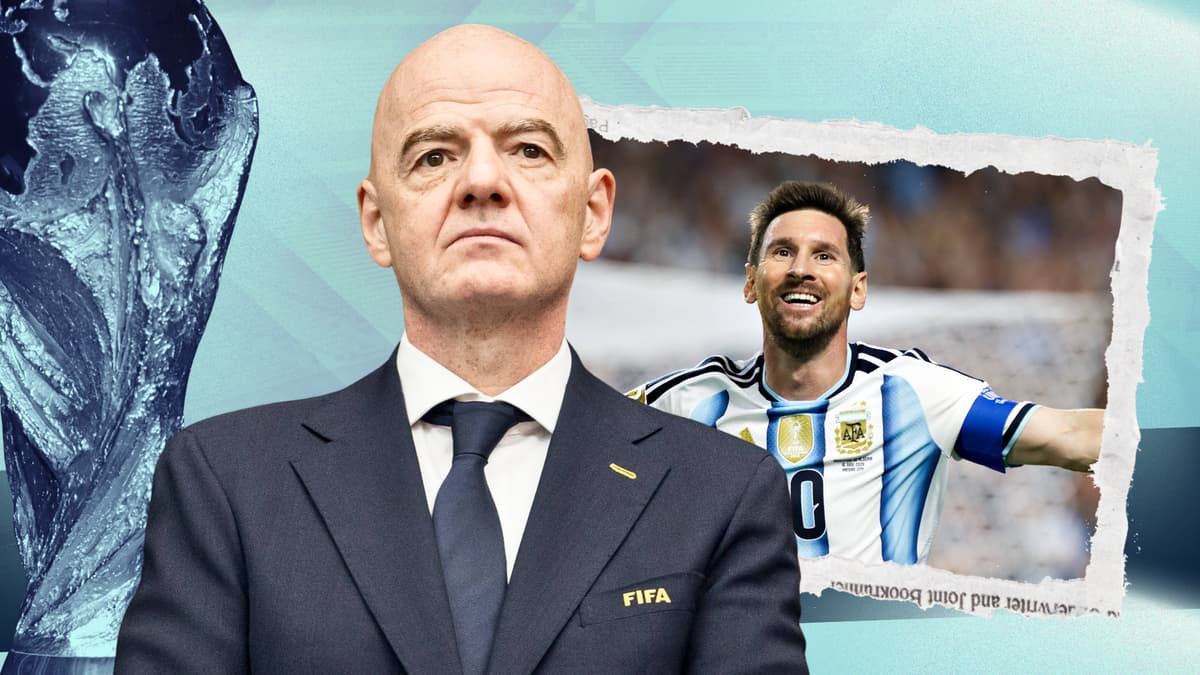 Gianni Infantino, Lionel Messi, World Cup