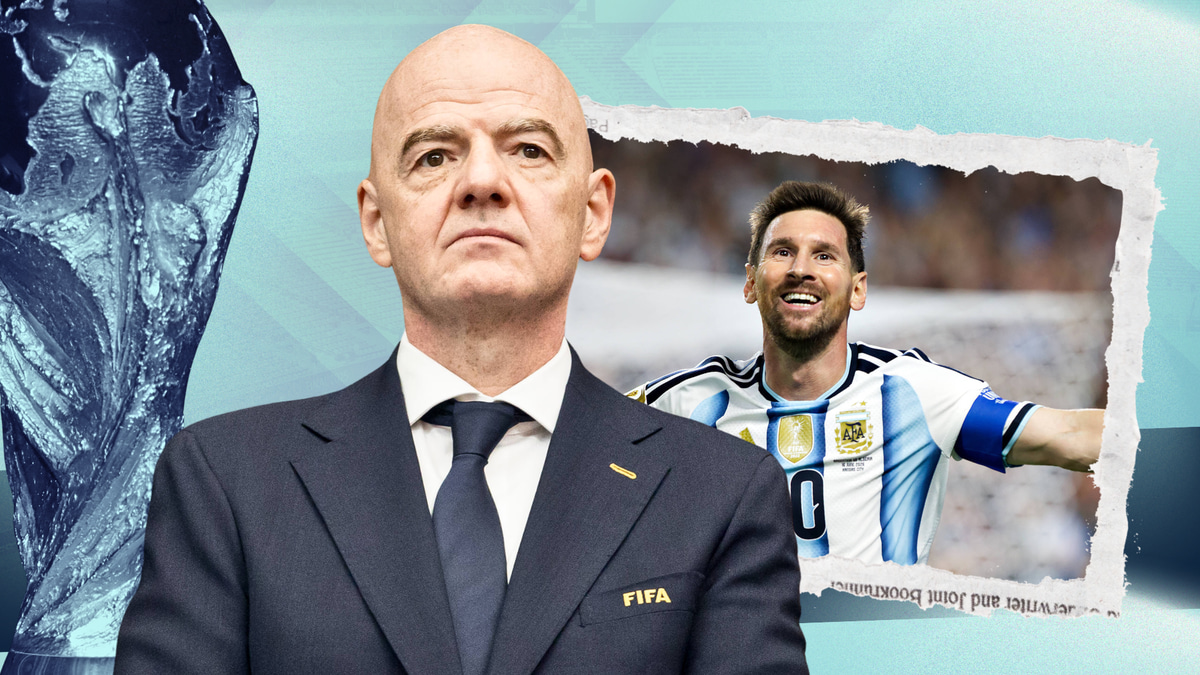 Gianni Infantino, Lionel Messi, World Cup
