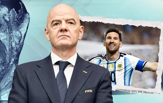 Gianni Infantino, Lionel Messi, World Cup