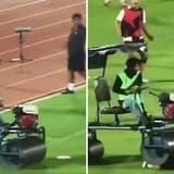 Andros Townsend being run over