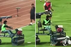 Andros Townsend being run over