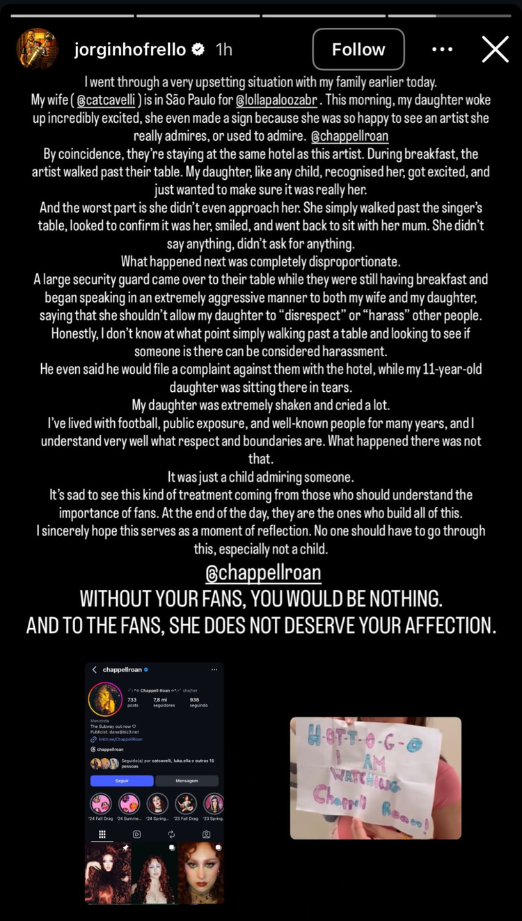 Jorginho's Chappell Roan rant
