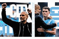 Pep Guardiola, Phil Foden, Man City