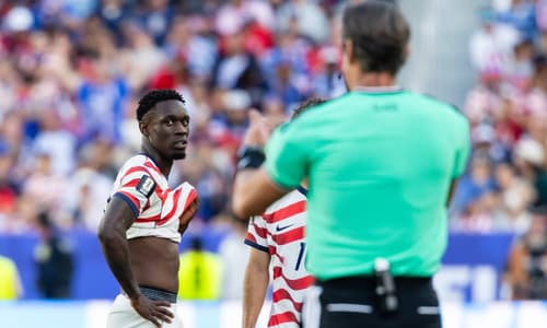 Folarin Balogun, red card for USMNT vs Bosnia & Herzegovina