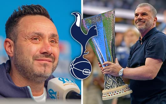 Roberto De Zerbi, Ange Postecoglou, Tottenham