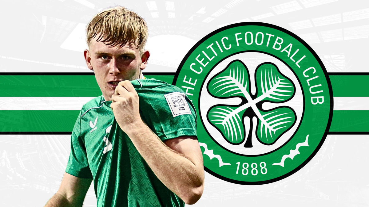 Celtic are linked with a move for Shamrock Rovers striker Michael Noonan, seen playing for Ireland U17