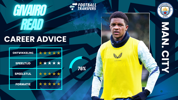 De Club Fit van Givairo Read met Manchester City.