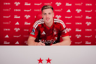Liam Delap signs from Nottingham Forest from Chelsea