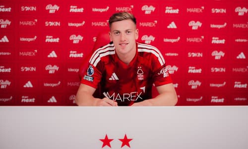 Liam Delap signs from Nottingham Forest from Chelsea