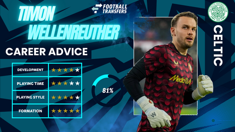 Timon Wellenreuther is a good fit for Celtic, according to SciSports