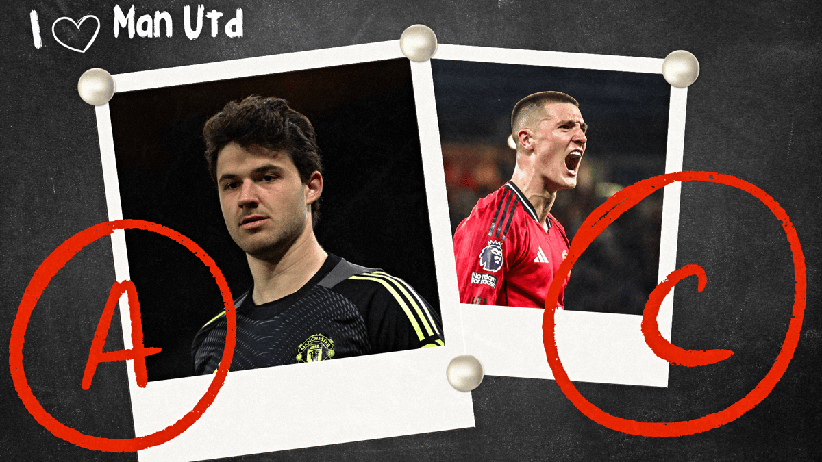 Senne Lammens, Benjamin Sesko, Man Utd, grades