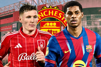 Elliot Anderson, Marcus Rashford, Man Utd