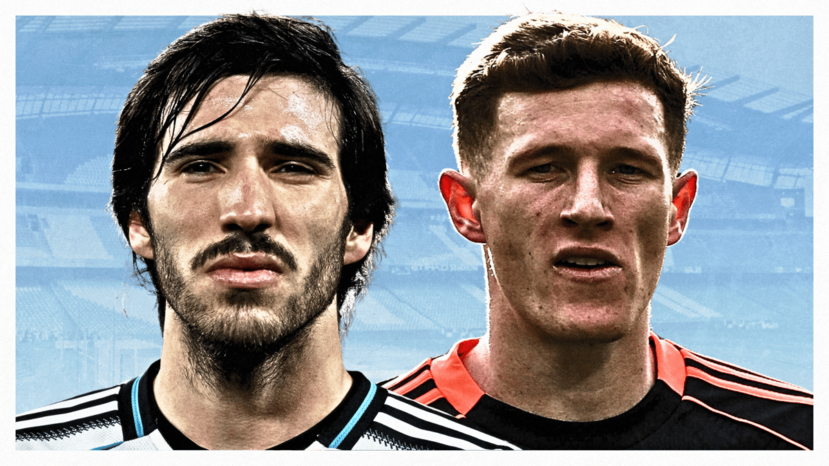 Sandro Tonali, Elliot Anderson, Man City