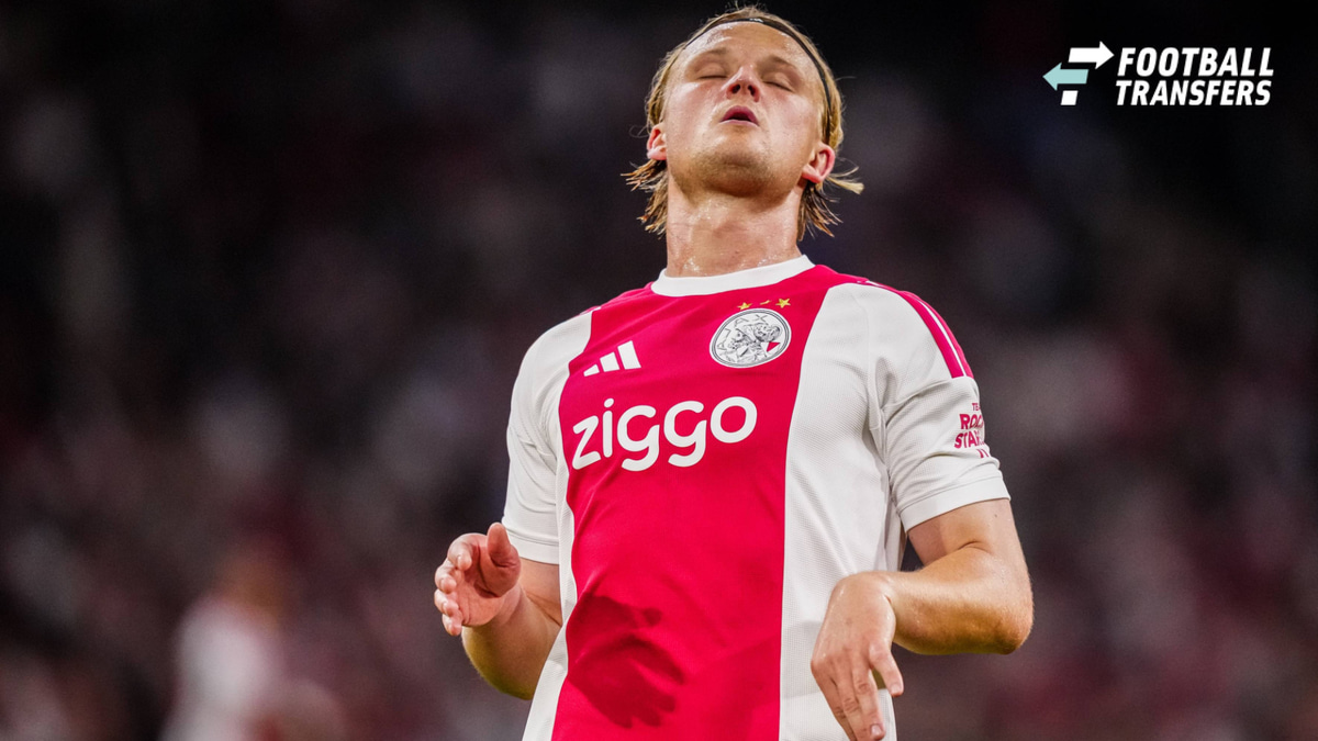 AMSTERDAM , 19-09-2026 , JohanCruyff Arena , season 2026 2027 , Dutch Eredivisie football , Match between Ajax and Excelsior Rotterdam , picture shows Ajax player Kasper Dolberg Ajax - Excelsior  x207275371x Copyright: