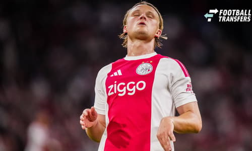AMSTERDAM , 19-09-2026 , JohanCruyff Arena , season 2026 2027 , Dutch Eredivisie football , Match between Ajax and Excelsior Rotterdam , picture shows Ajax player Kasper Dolberg Ajax - Excelsior  x207275371x Copyright: