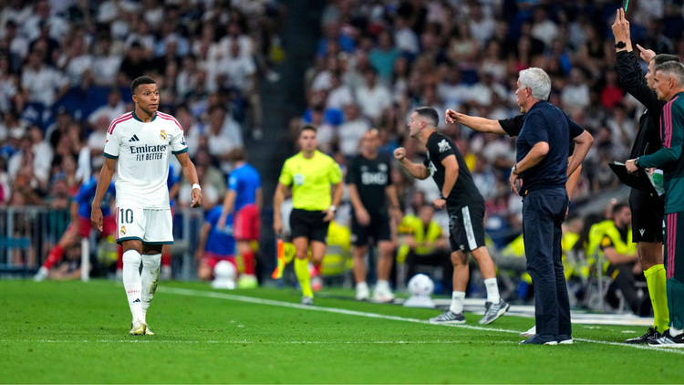 Kylian Mbappe and Jose Mourinho, Real Madrid