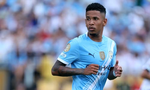 Savinho playing for Man City at the Club World Cup