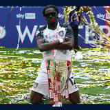 Wilson Isidor celebrates Sunderland's playoff win