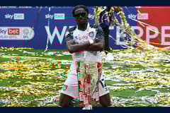 Wilson Isidor celebrates Sunderland's playoff win