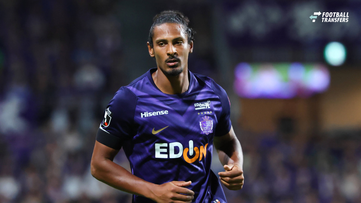 Sebastien Haller (Sanfrecce), AUGUST 22, 2026 - Football Soccer : 2026-27 J1 League match between Sanfrecce Hiroshima - Kawasaki Frontale at Edion Peace Wing Hiroshima, Hiroshima, Japan. Noxthirdxpartyxsales  aflo_342185042 YoheixOsadax