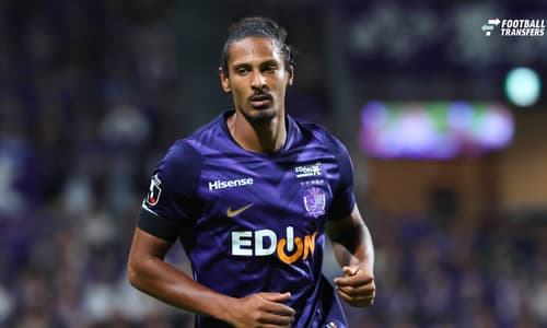 Sebastien Haller (Sanfrecce), AUGUST 22, 2026 - Football Soccer : 2026-27 J1 League match between Sanfrecce Hiroshima - Kawasaki Frontale at Edion Peace Wing Hiroshima, Hiroshima, Japan. Noxthirdxpartyxsales  aflo_342185042 YoheixOsadax