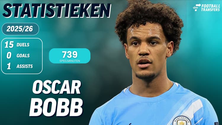 Oscar Bobb komt nauwelijks in de plannen bij Manchester City voor