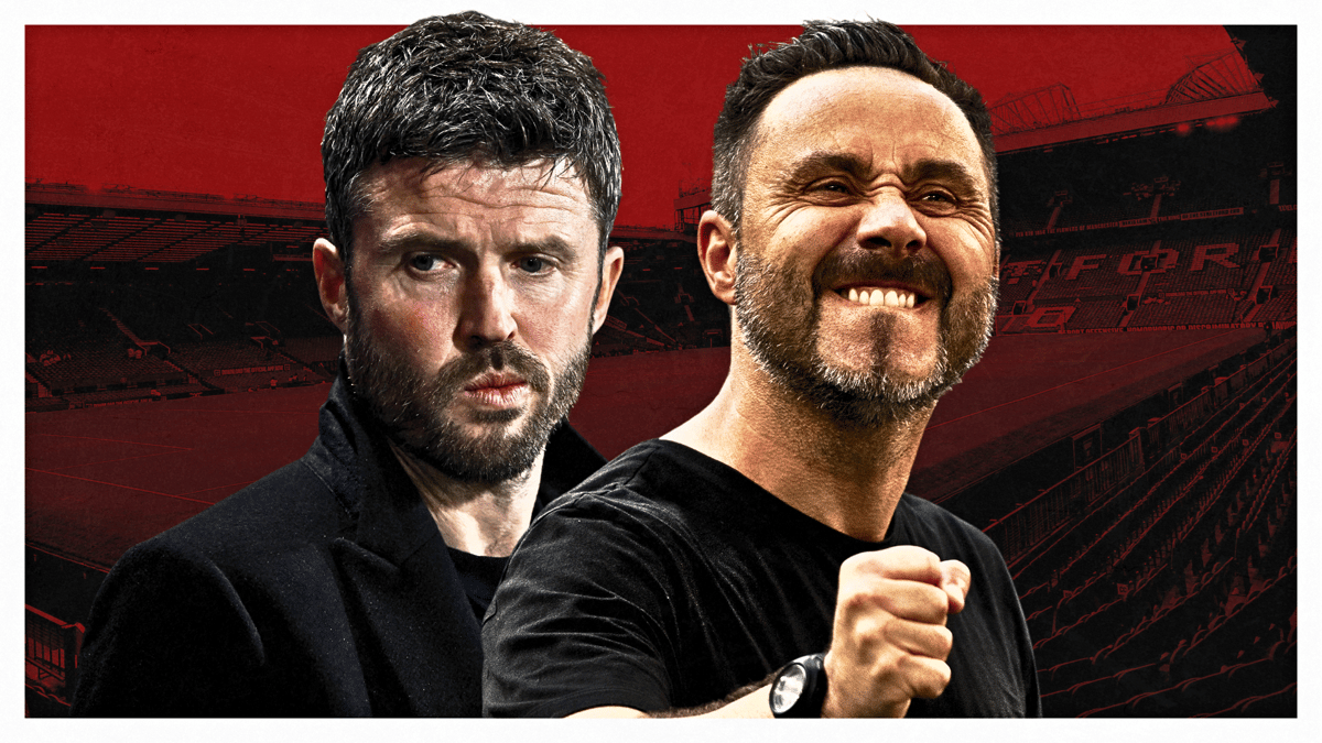 Michael Carrick, Roberto de Zerbi, Man Utd