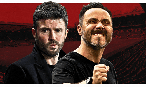Michael Carrick, Roberto de Zerbi, Man Utd