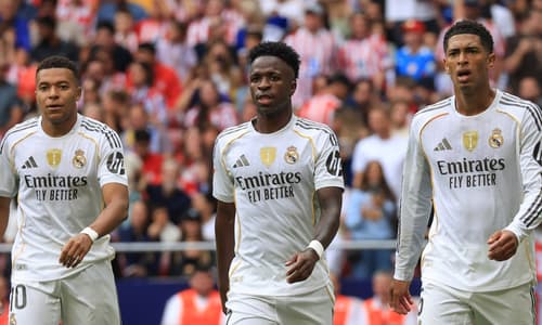 Kylian Mbappe, Vinicius Junior, Jude Bellingham, Real Madrid, 2025/26