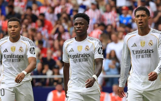 Kylian Mbappe, Vinicius Junior, Jude Bellingham, Real Madrid, 2025/26