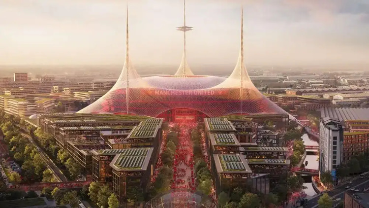 Man Utd released plans earlier this year about a new look stadium to replace Old Trafford.