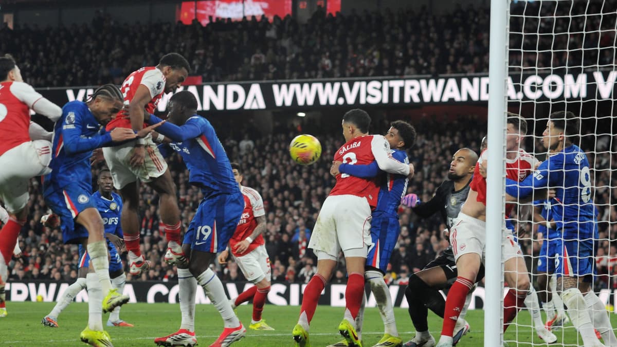 Arsenal, Chelsea, corner