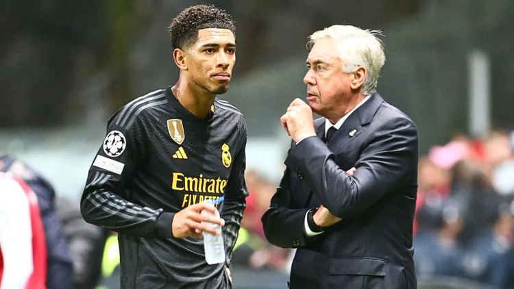 Jude Bellingham & Carlo Ancelotti