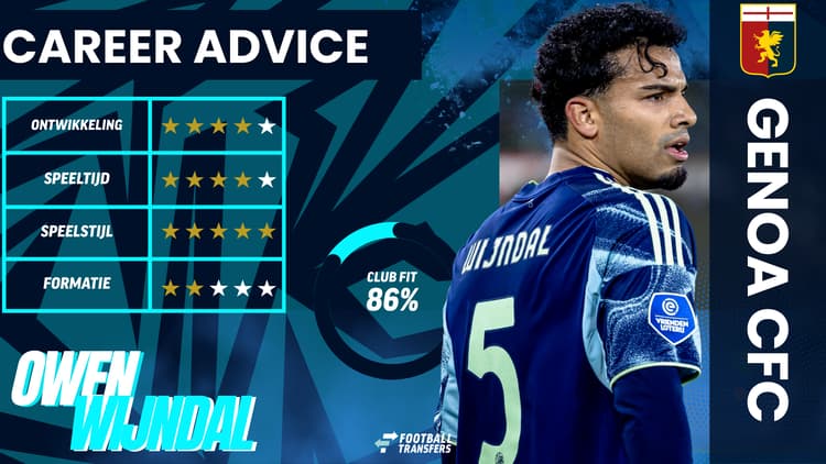 De Club Fit van Owen Wijndal met Genoa CFC.