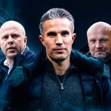 Dick Schreuder, Robin van Persie, Arne Slot, Feyenoord