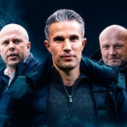 Dick Schreuder, Robin van Persie, Arne Slot, Feyenoord