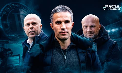 Dick Schreuder, Robin van Persie, Arne Slot, Feyenoord