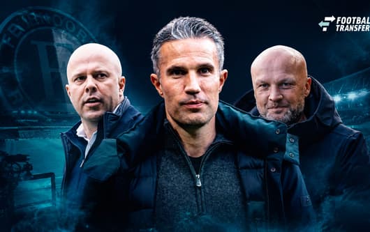 Dick Schreuder, Robin van Persie, Arne Slot, Feyenoord