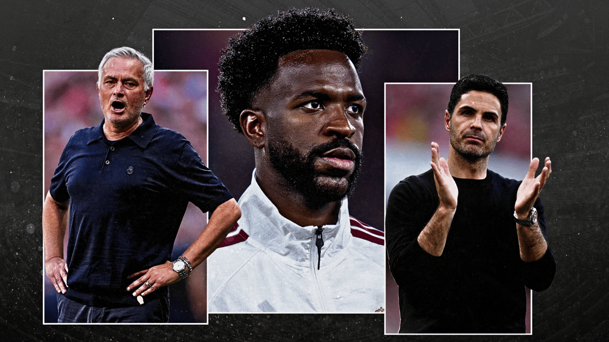 Jose Mourinho, Vinicius Jr, Mikel Arteta