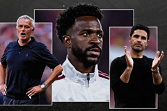 Jose Mourinho, Vinicius Jr, Mikel Arteta