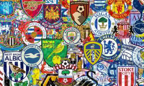 English team collage