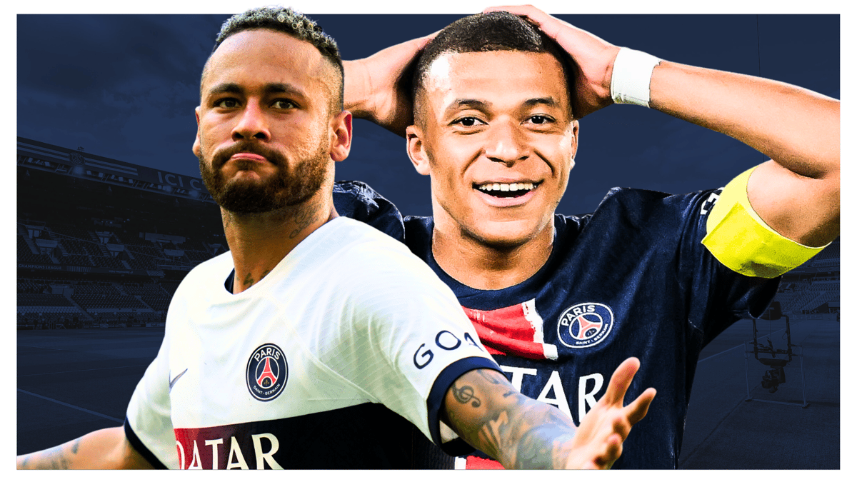 Neymar, Kylian Mbappe, PSG