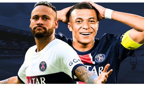 Neymar, Kylian Mbappe, PSG