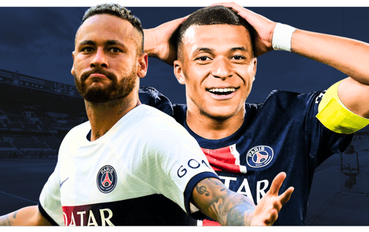 Neymar, Kylian Mbappe, PSG