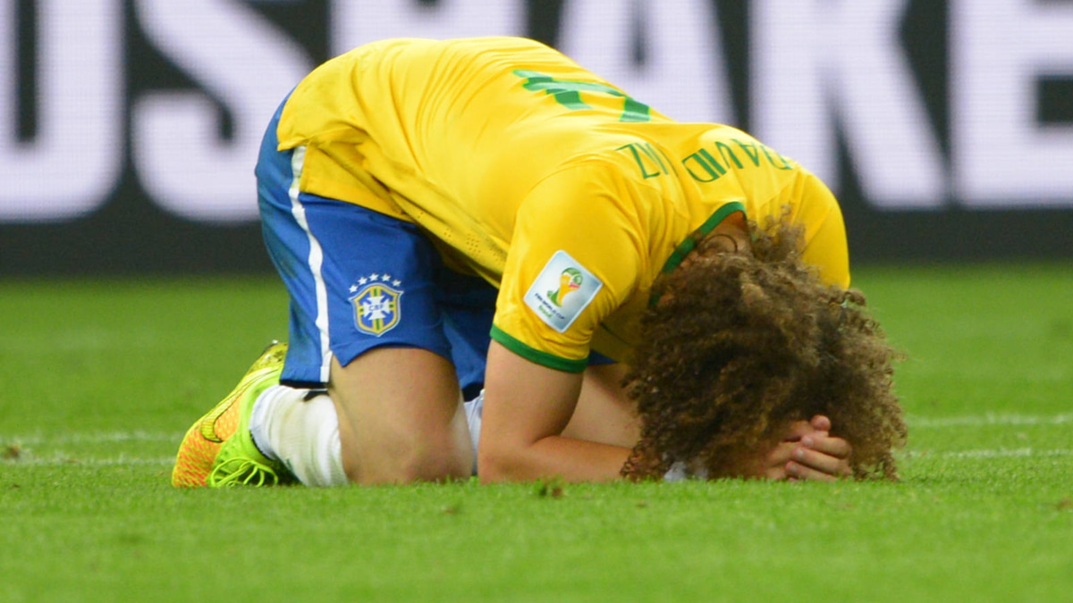David Luiz, 2014 World Cup, Brazil v Germany