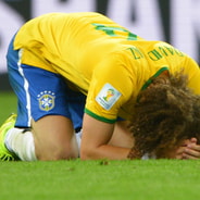 David Luiz, 2014 World Cup, Brazil v Germany