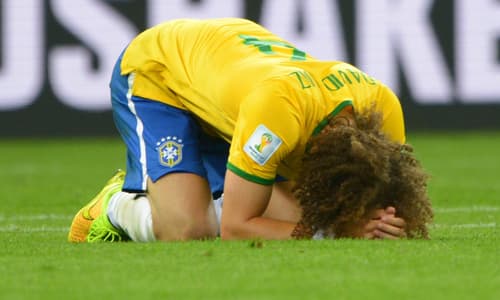 David Luiz, 2014 World Cup, Brazil v Germany