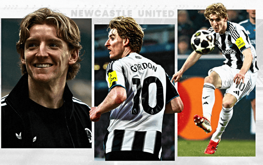 Anthony Gordon, Newcastle